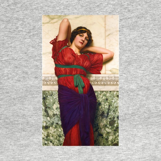 Contemplation by John William Godward by Classic Art Stall